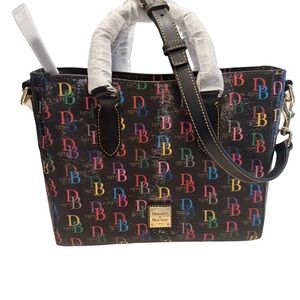 Dooney & Bourke NWT Top Handle / Crossbody Tote Multi Color MSRP $378